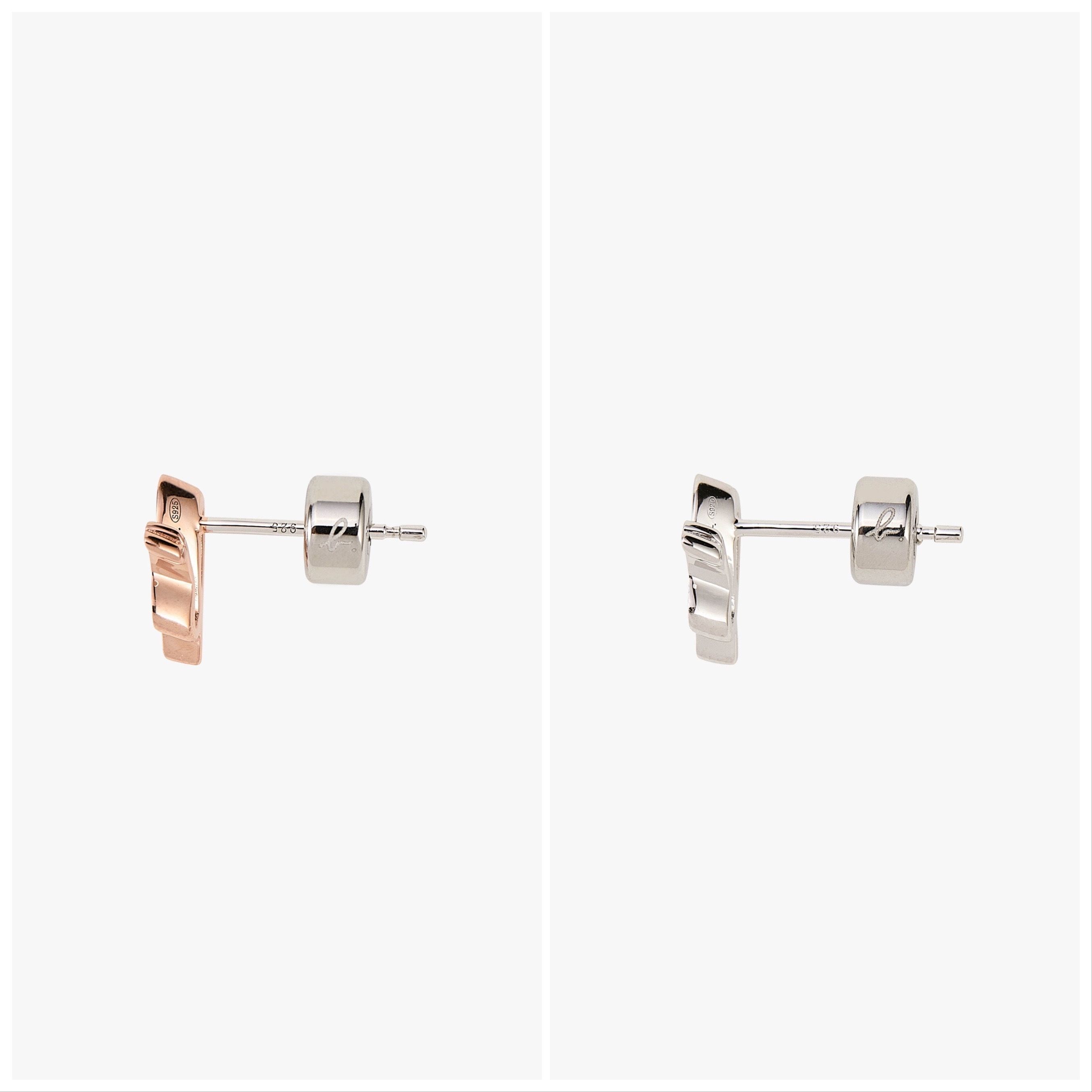 ☆agnes b. アニエスベー ピアス ロゴ スワロフスキー (Agnes b