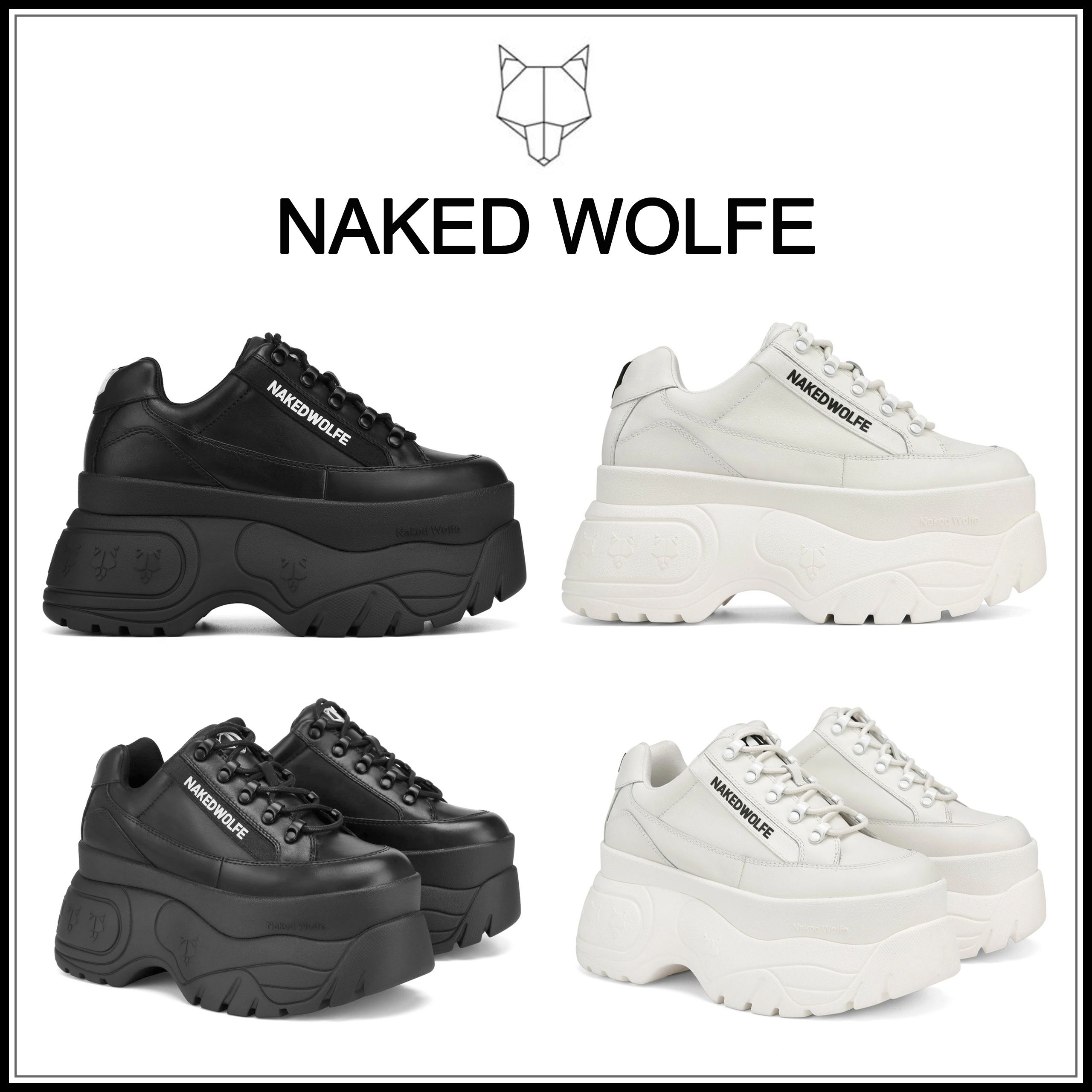 Naked Wolfe SPRINTER レザー厚底スニーカー 9㎝ヒール Naked Wolfe SPRINTER レザー厚底スニーカー 9㎝ヒール (Naked