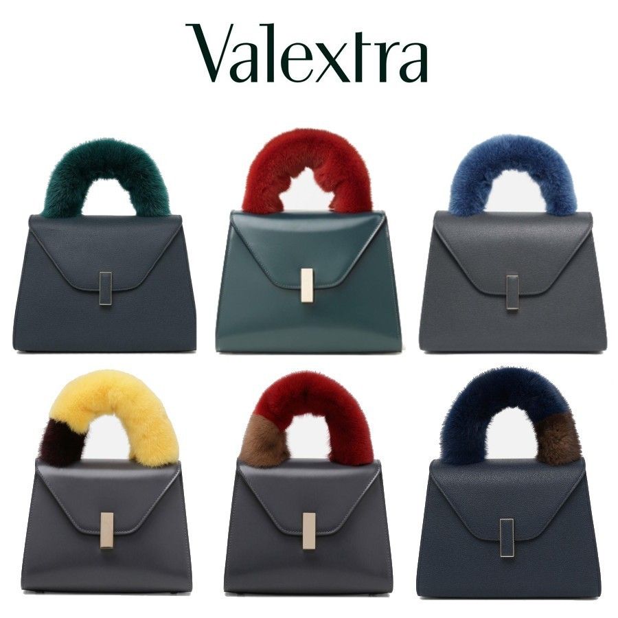 関税込☆VALEXTRA☆ISIDE用ミンクファーのハンドルカバー (Valextra 関税込☆VALEXTRA☆ISIDE用ミンクファーのハンドルカバー (Valextra