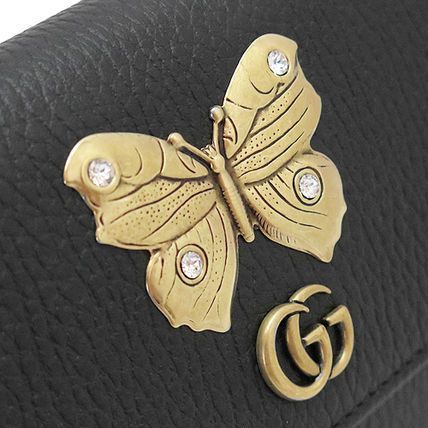 GUCCI】グッチ バタフライ レザーウォレット (GUCCI/長財布) 75175418 ...