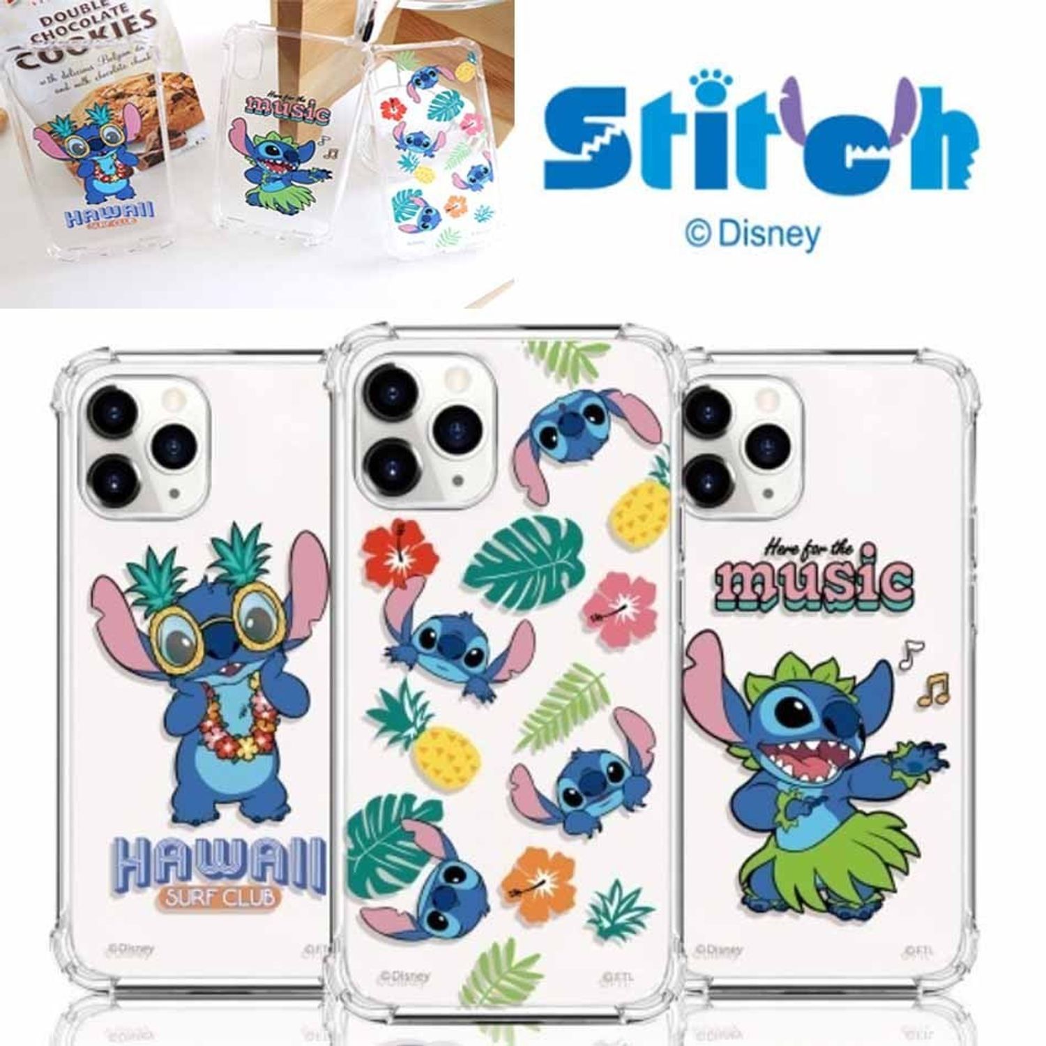 License ディズニースティッチhawaiiシリコンハードケース Disney Iphone スマホケース Buyma