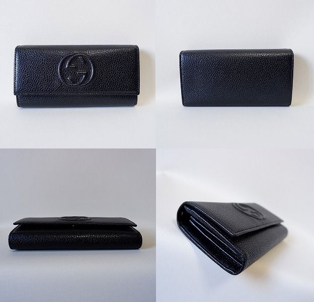 アウトレット】GUCCI GGロゴ フラップ開閉 長財布 598206 (GUCCI/長 ...