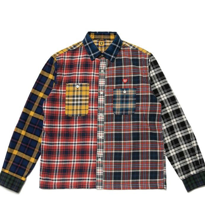 Human made CRAZY CHECK L/S SHIRT ヒューマンメイド シャツ (HUMAN Human made CRAZY CHECK L/S SHIRT ヒューマンメイド シャツ (HUMAN