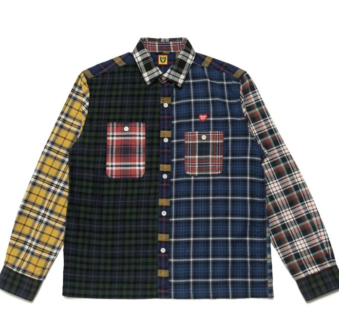 Human made CRAZY CHECK L/S SHIRT ヒューマンメイド シャツ (HUMAN Human made CRAZY CHECK L/S SHIRT ヒューマンメイド シャツ (HUMAN