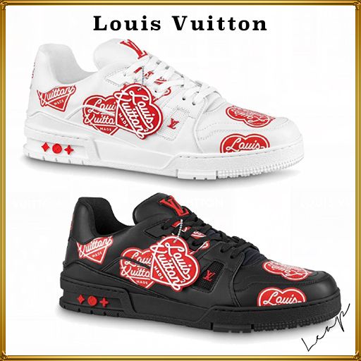 Louis Vuitton】NIGOコラボ LVトレイナー・ライン スニーカー (Louis Louis Vuitton】NIGOコラボ LVトレイナー・ライン スニーカー (Louis