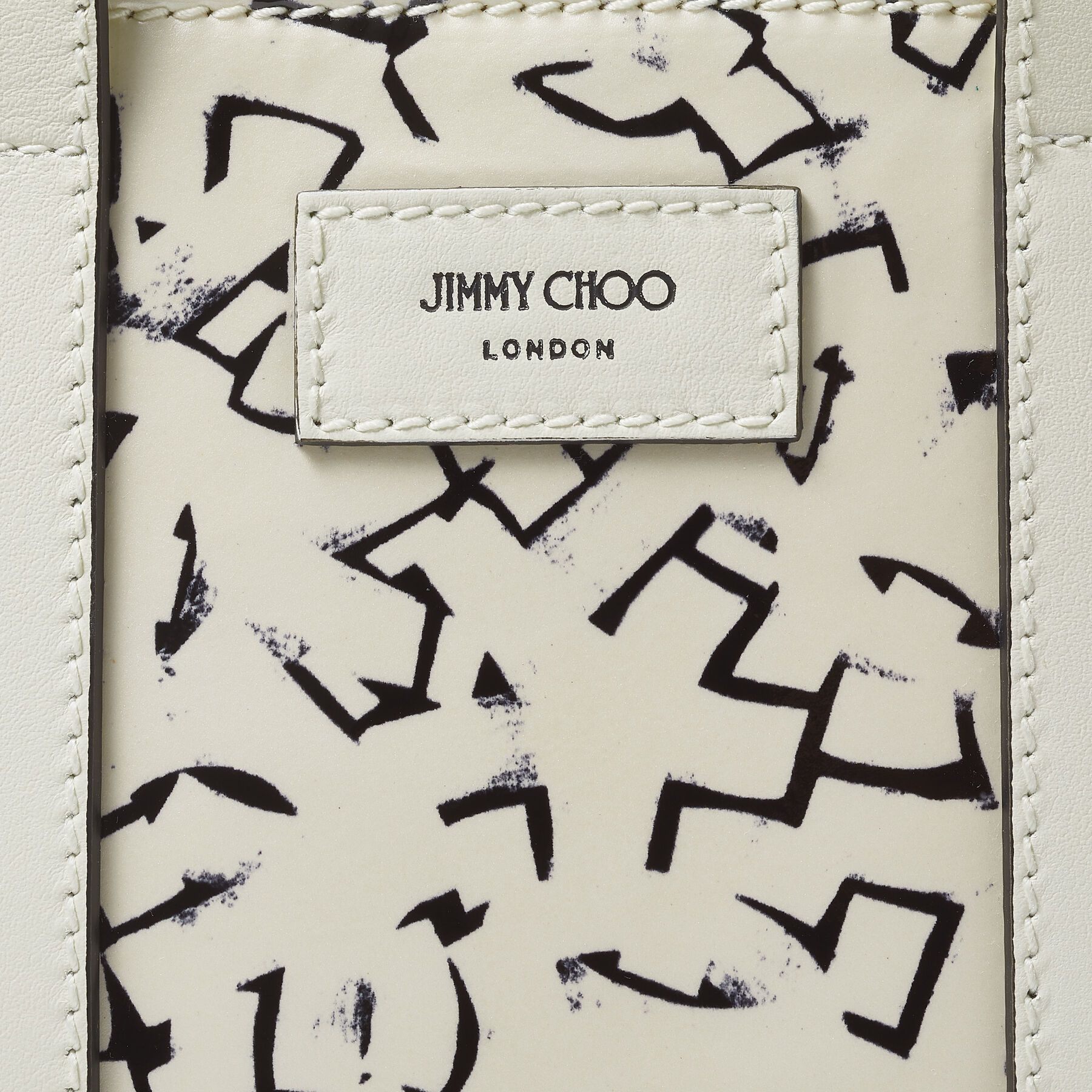 Jimmy Choo☆JC / ERIC HAZE アートワーク レザートートバッグ (Jimmy ...