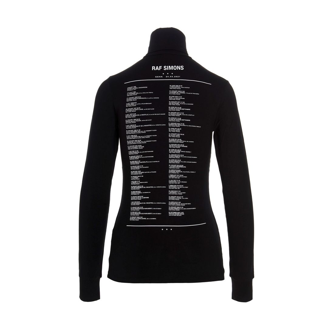 ラフシモンズ】プリントタートルネックセーター (RAF SIMONS/ニット ラフシモンズ】プリントタートルネックセーター (RAF SIMONS/ニット
