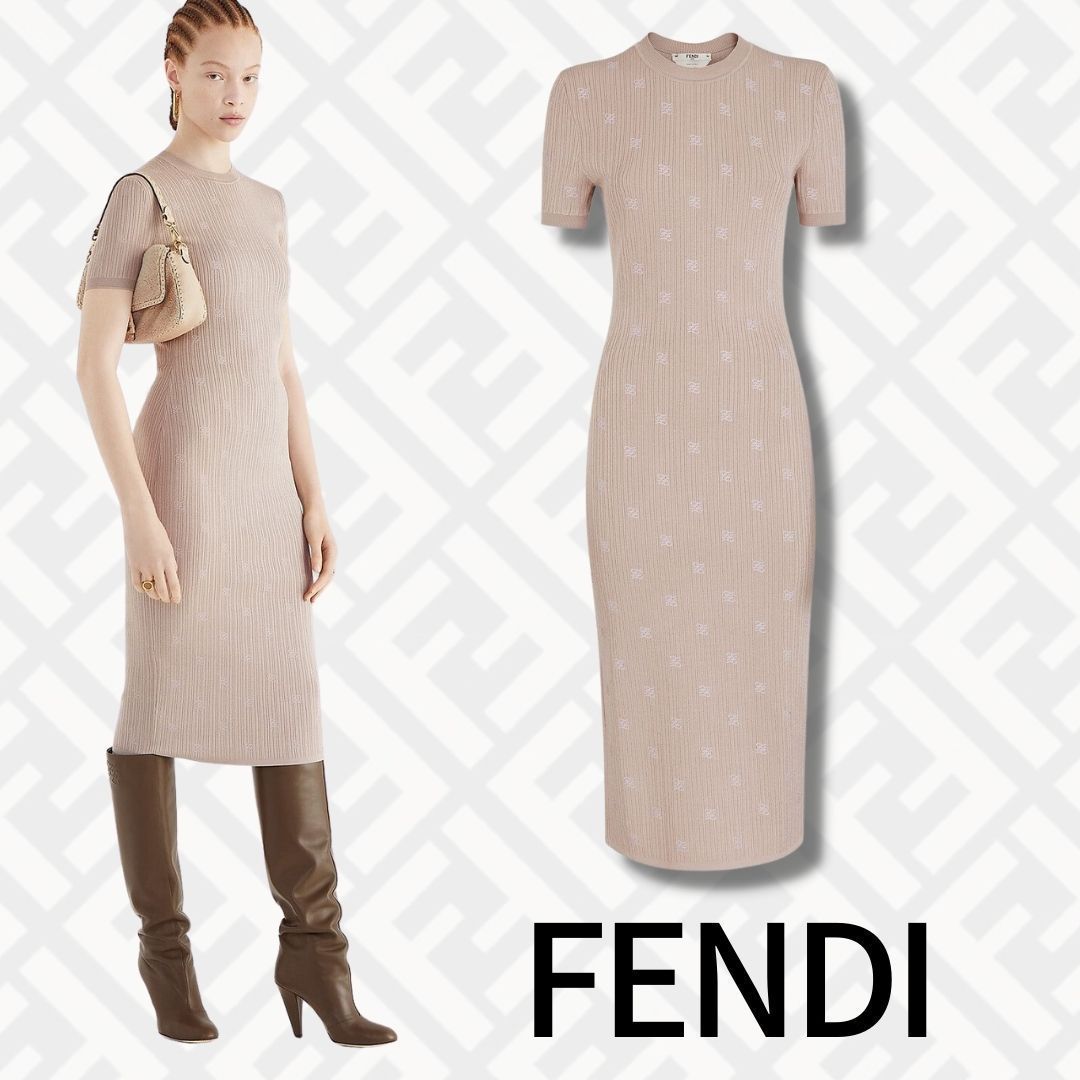 正式的 美品☆FENDIワンピース - ひざ丈ワンピース - www.indiashopps.com