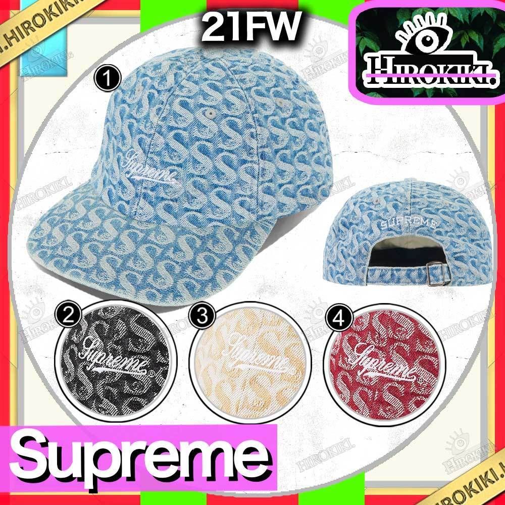 21FW /Supreme Monogram Denim 6-Panel Cap モノグラム (Supreme 21FW /Supreme Monogram Denim 6-Panel Cap モノグラム (Supreme