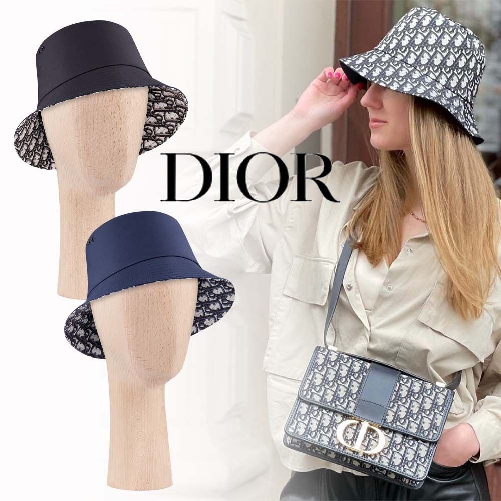 DIOR(ディオール)リバーシブル*コットン*TEDDY-D ボブハット (Dior
