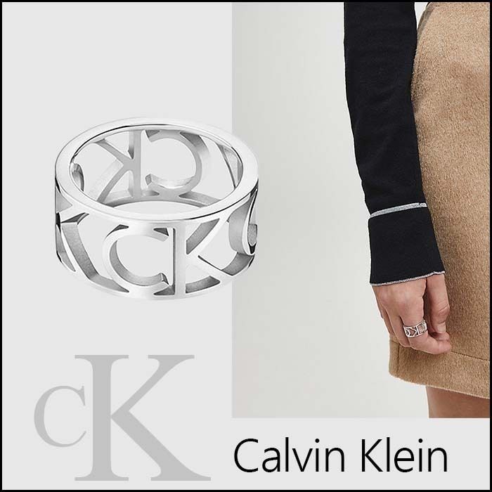 ☆ラッピング可☆【Calvin Klein】シルバー リング (Calvin Klein/指輪 ☆ラッピング可☆【Calvin Klein】シルバー リング (Calvin Klein/指輪