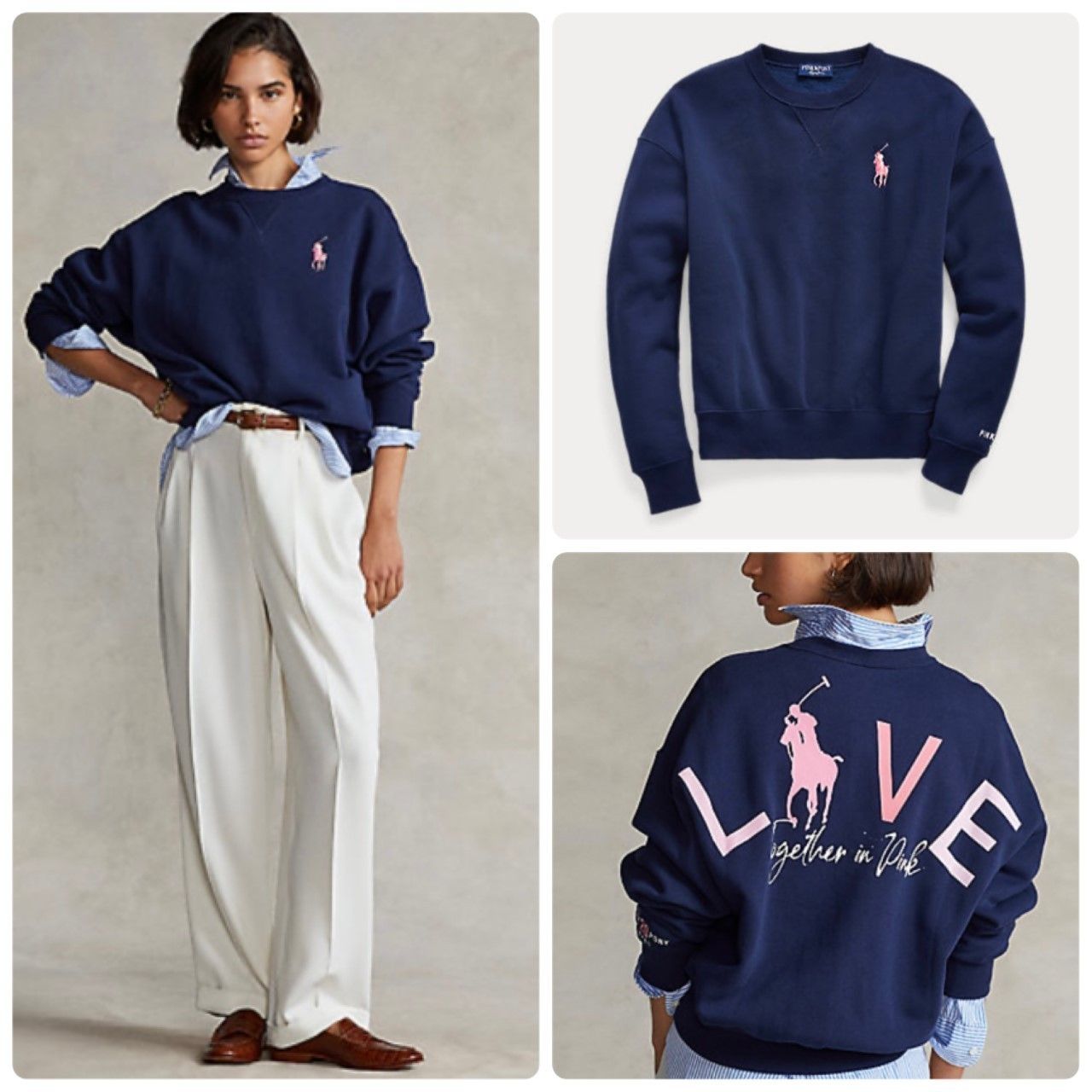 ☆ラルフローレン☆ピンクポニー フリーススウェット (Ralph Lauren ☆ラルフローレン☆ピンクポニー フリーススウェット (Ralph Lauren