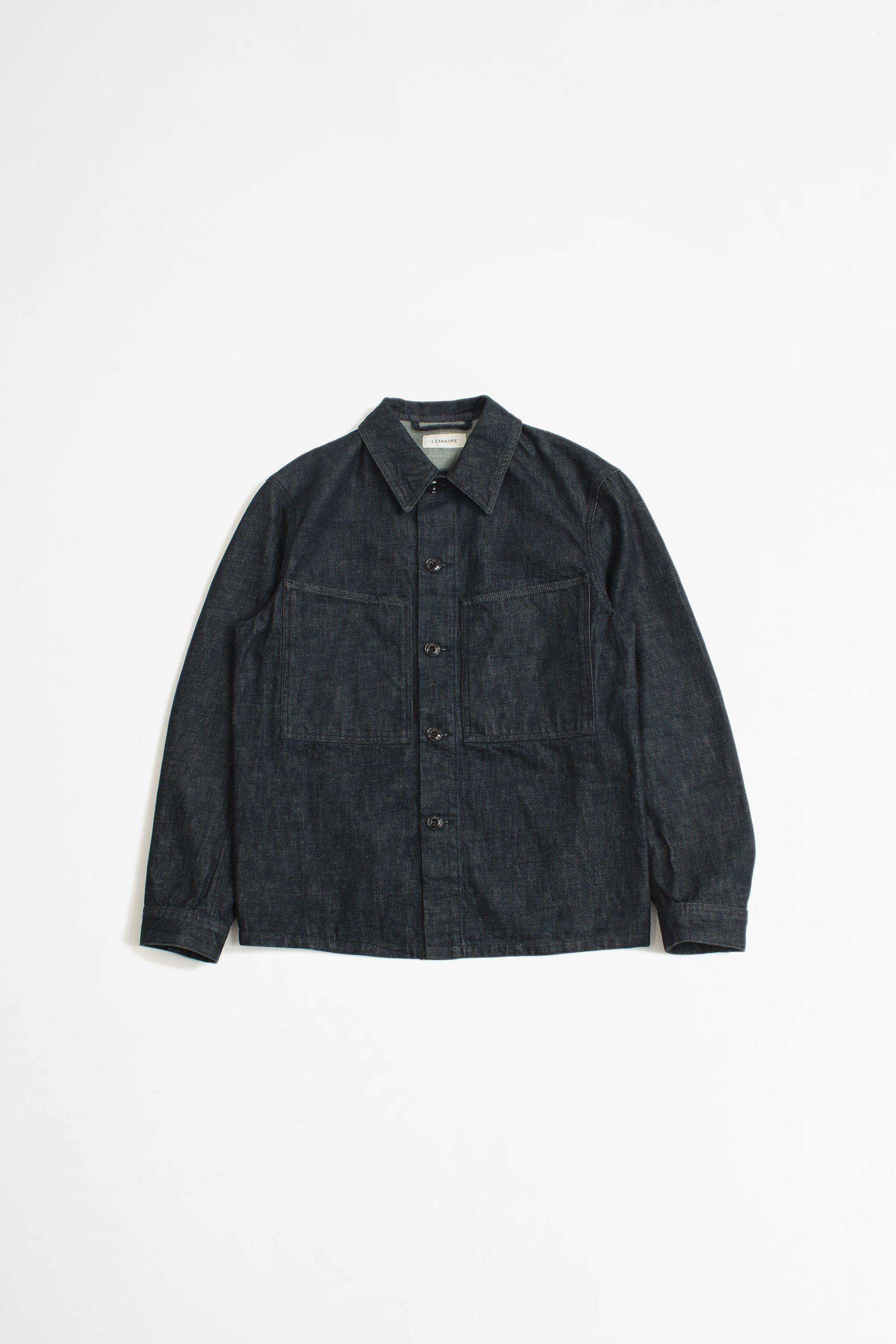 Lemaire】Uniqlo Uデザイナー☆ワーカーデニムシャツ Indigo (LEMAIRE ...