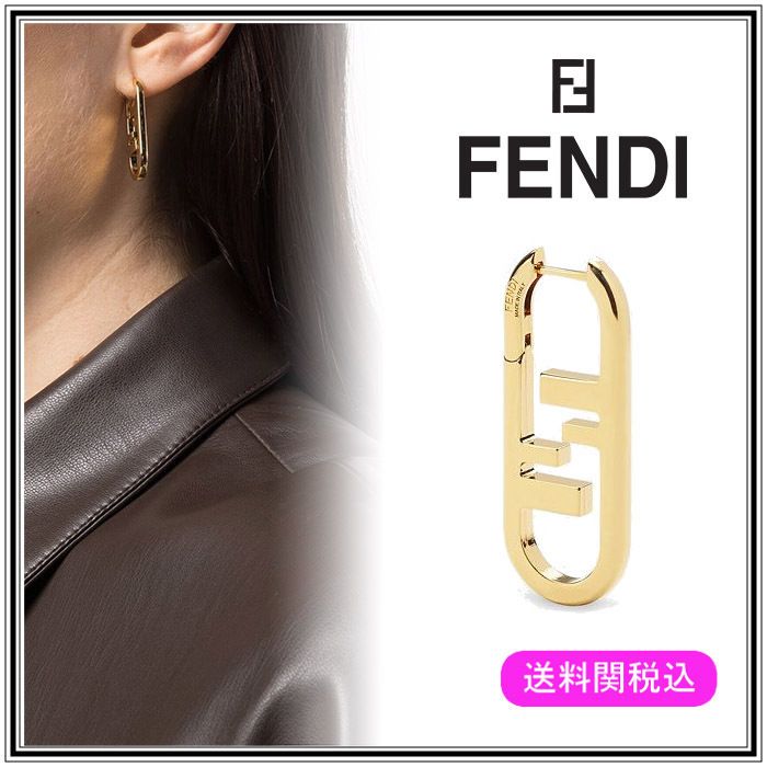 FENDI◇オーロック シングルイヤリング/ゴールド(送料関税込) (FENDI FENDI◇オーロック シングルイヤリング/ゴールド(送料関税込) (FENDI