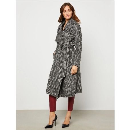 BCBG MAXAZRIA】オーバーサイズ ラペル ベルトラップコート☆ (BCBG ...