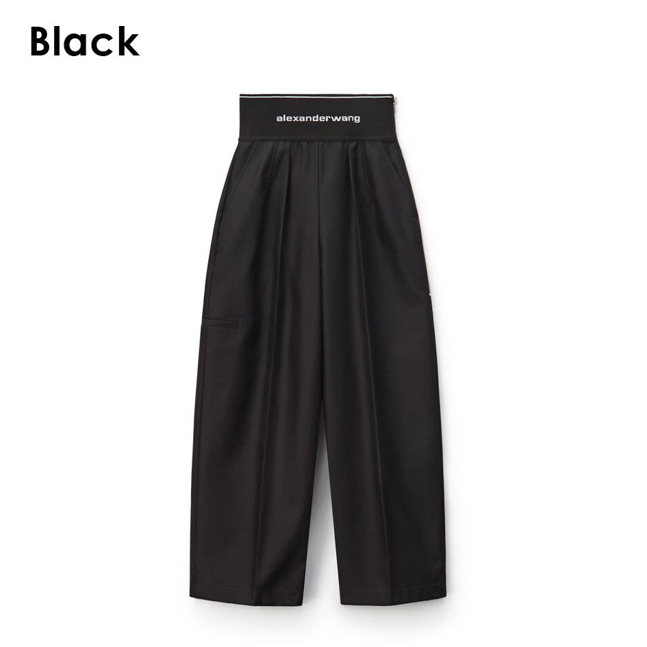 アレキサンダーワン◇ウエスト ロゴ キャロット パンツ (Alexander アレキサンダーワン◇ウエスト ロゴ キャロット パンツ (Alexander