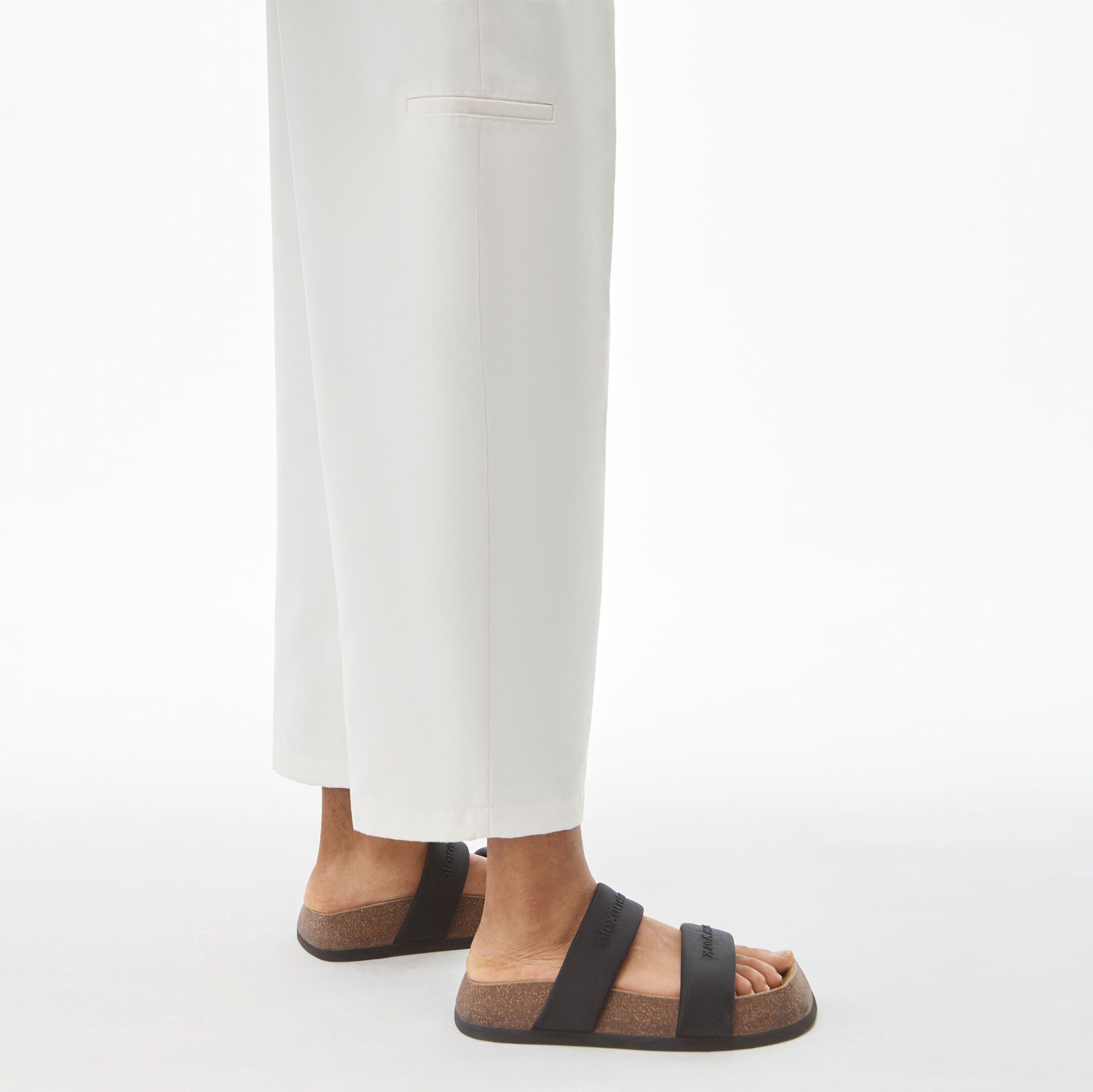 アレキサンダーワン◇ウエスト ロゴ キャロット パンツ (Alexander アレキサンダーワン◇ウエスト ロゴ キャロット パンツ (Alexander