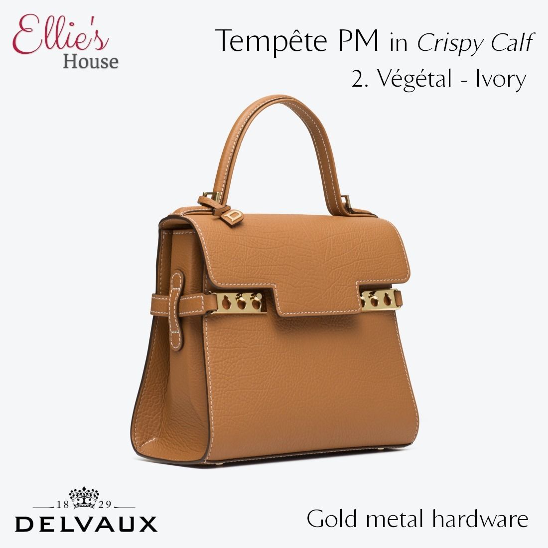 DELVAUX デルヴォー☆直営店買付☆Tempete PM in Crispy Calf (DELVAUX DELVAUX デルヴォー☆直営店買付☆Tempete PM in Crispy Calf (DELVAUX
