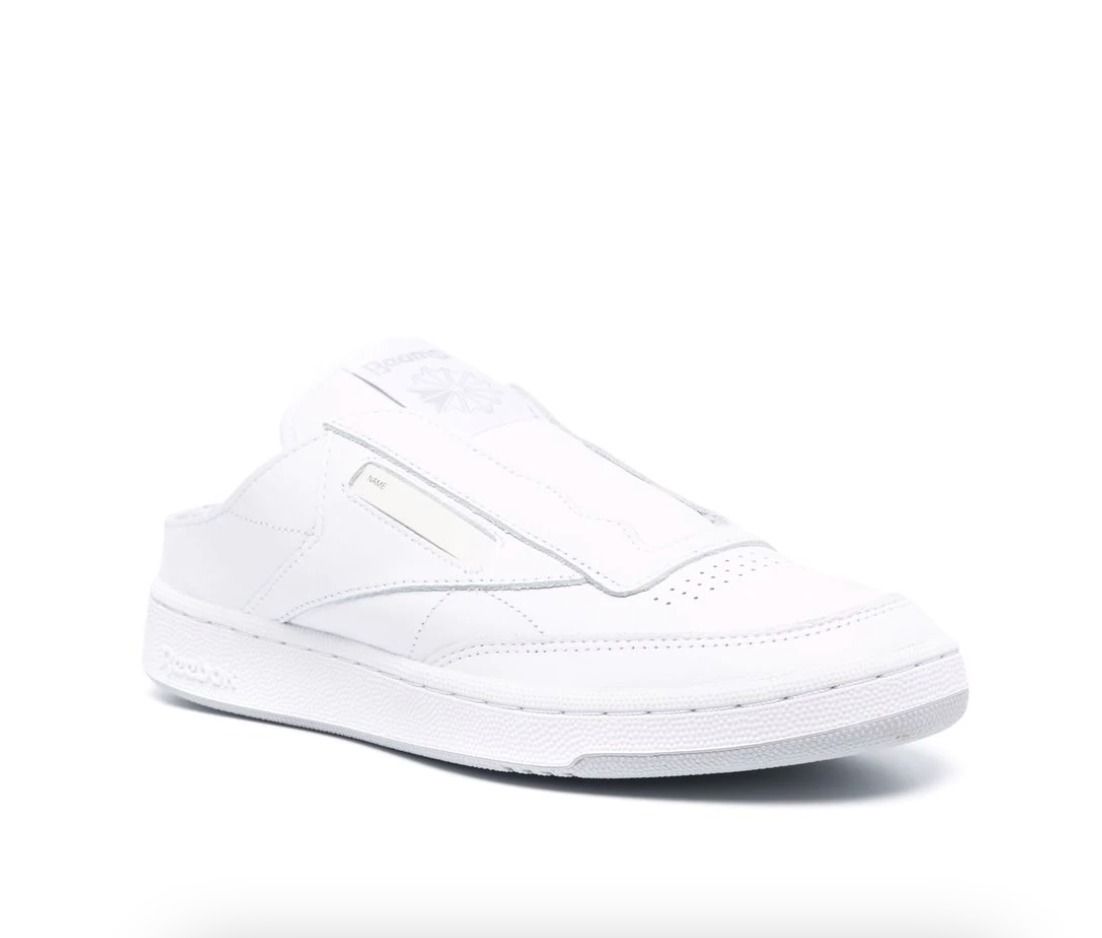 コラボ Reebok x BEAMS Club C スリッポン スニーカー (Reebok コラボ Reebok x BEAMS Club C スリッポン スニーカー (Reebok