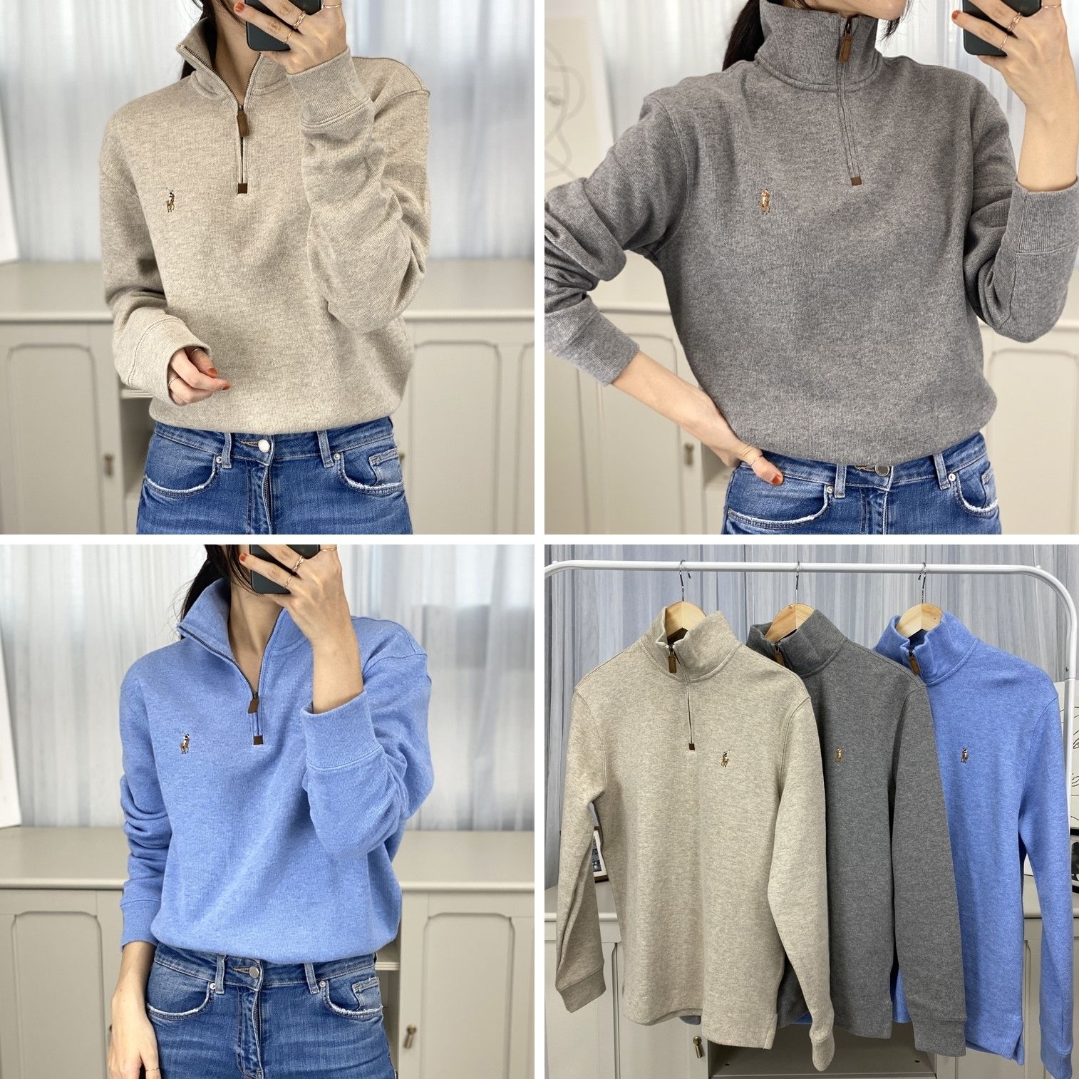 Polo Ralph Lauren Half Zip up Sweatshirt 男女 (POLO RALPH LAUREN/T