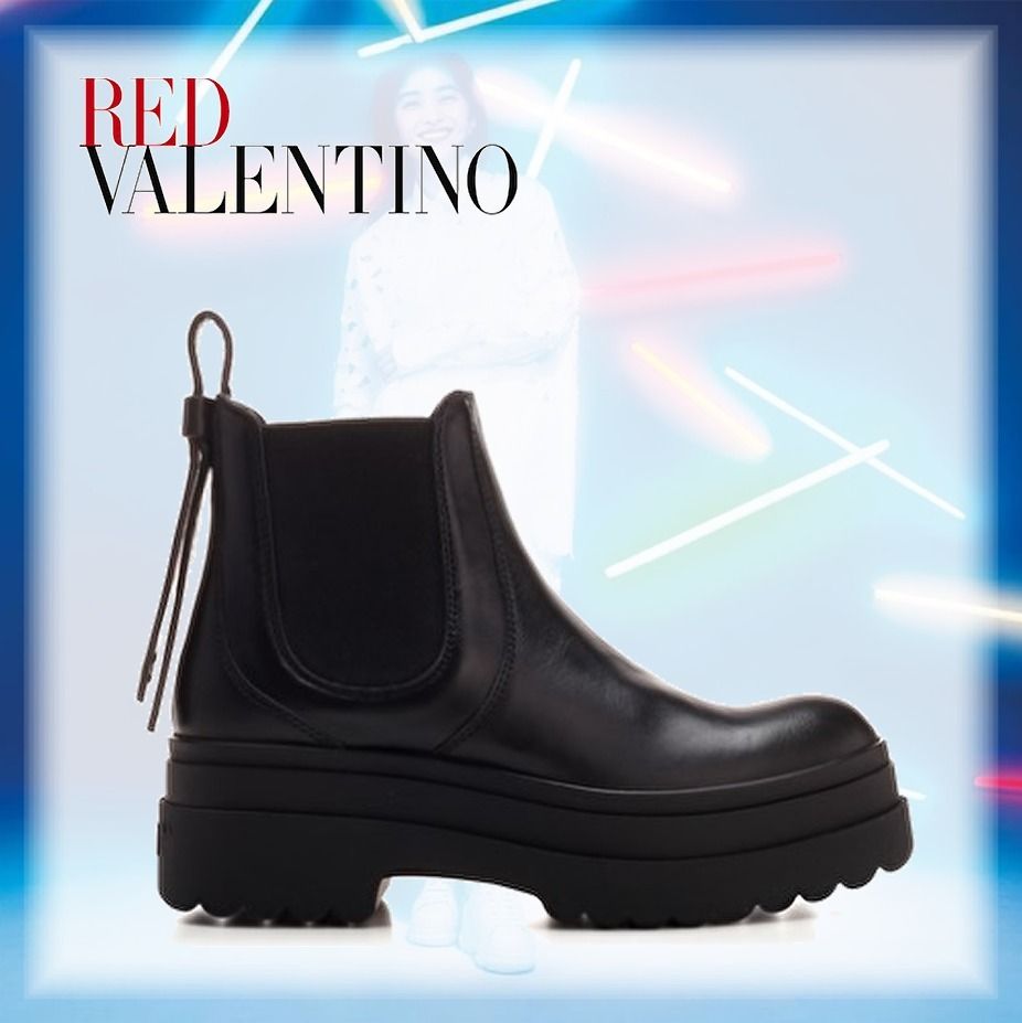 RED VALENTINO ヴァレンティノ レディース ブーツ 26cm 黒 ...