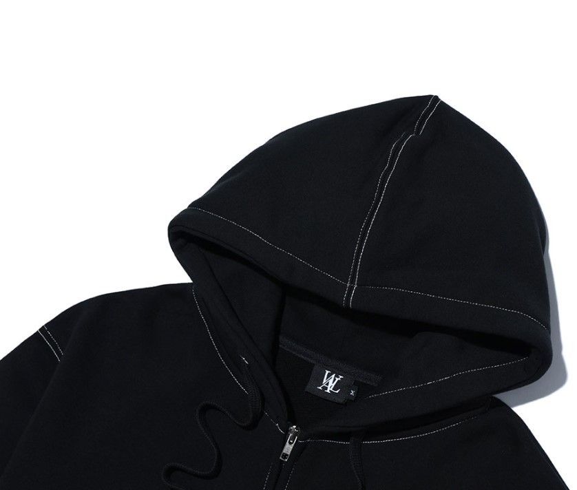 パーカー・フーディ WOOALONG Signature stitch hood zip-up LM765 WOOALONG Signature stitch hood zip-up LM765 (WOOALONG