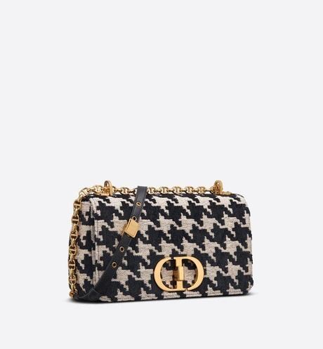 DIOR】新作*DIOR CARO ミディアムバッグ 千鳥格子 (Dior/パーティー DIOR】新作*DIOR CARO ミディアムバッグ 千鳥格子 (Dior/パーティー