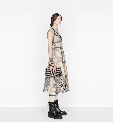 DIOR】新作*DIOR CARO ミディアムバッグ 千鳥格子 (Dior/パーティー DIOR】新作*DIOR CARO ミディアムバッグ 千鳥格子 (Dior/パーティー