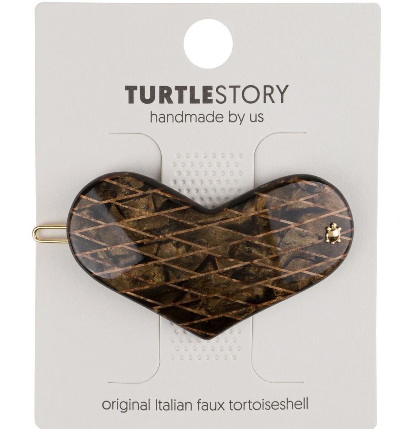 Turtle Story タートルストーリー べっ甲 ハート クリップ Turtle Story タートルストーリー べっ甲 ハート クリップ
