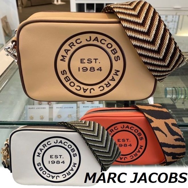 Marc Jacobs フラッシュ ロゴ ディスク レザー クロスボディー
