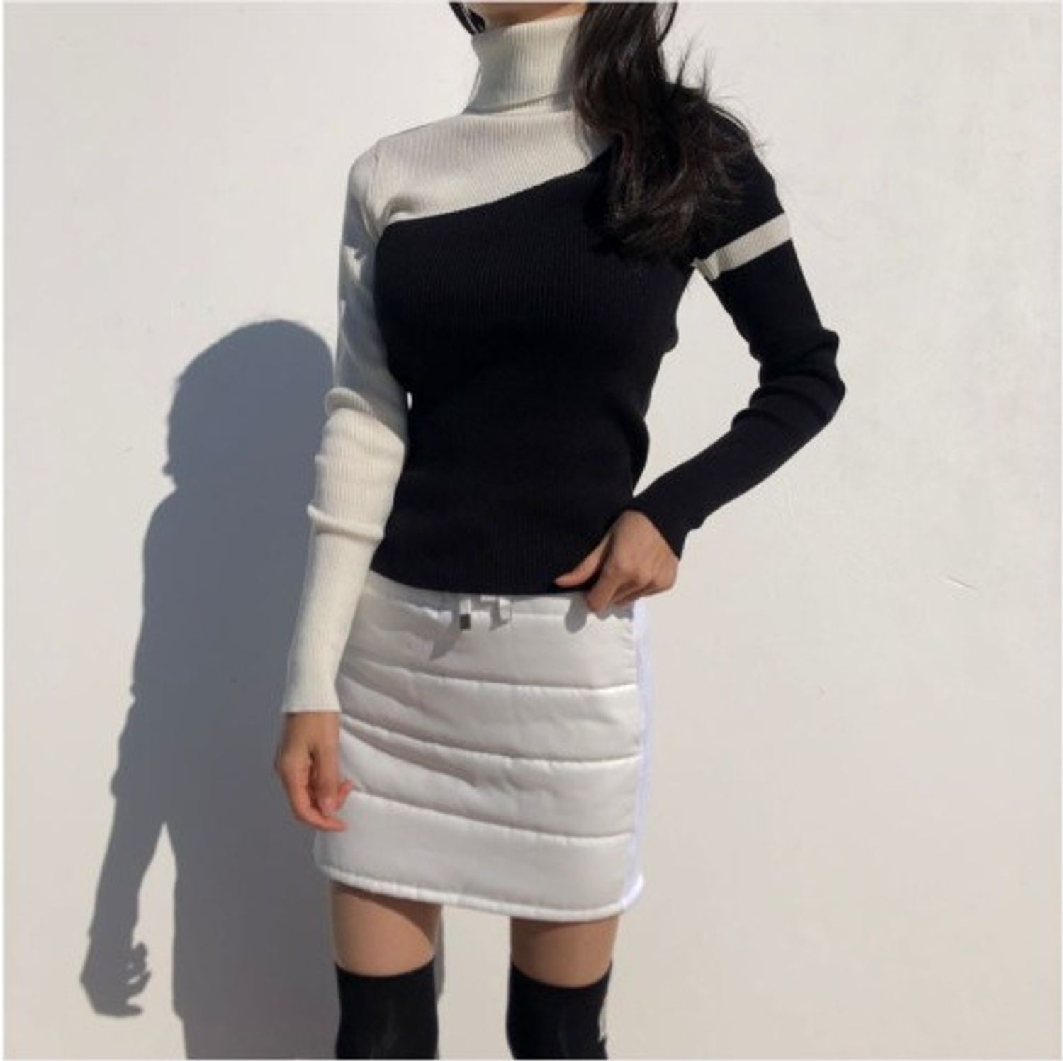Loro Golf 韓国ゴルフ タートルネック ニット レディース トップス Buyma