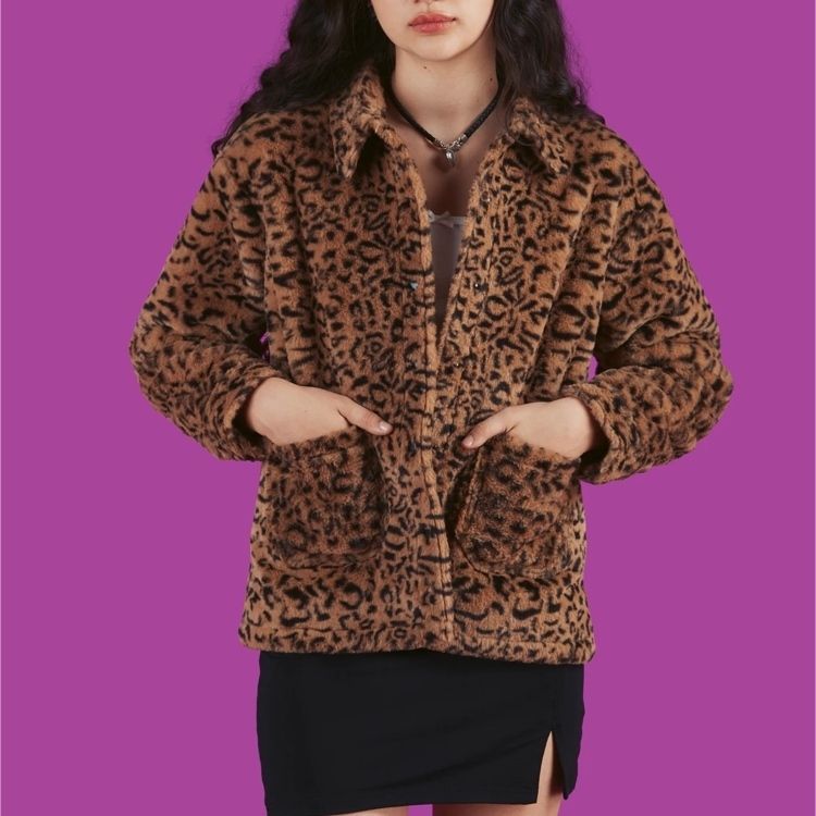 関送込【UNIF】DEBBIE ジャケット フェイクファー レオパード (UNIF 関送込【UNIF】DEBBIE ジャケット フェイクファー レオパード (UNIF