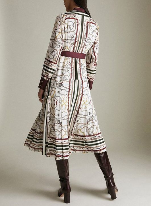 人気☆関税込☆Karen Millen☆ベルトシャツドレス (Karen Millen 人気☆関税込☆Karen Millen☆ベルトシャツドレス (Karen Millen