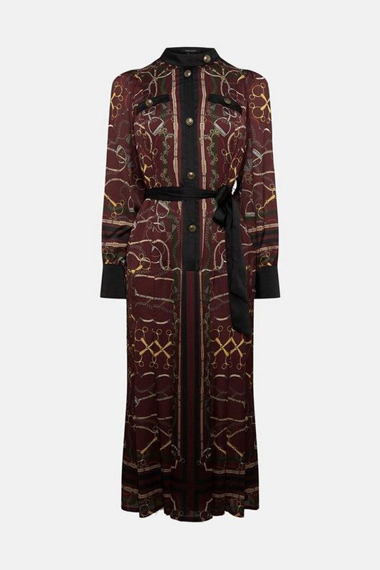人気☆関税込☆Karen Millen☆ベルトシャツドレス (Karen Millen 人気☆関税込☆Karen Millen☆ベルトシャツドレス (Karen Millen