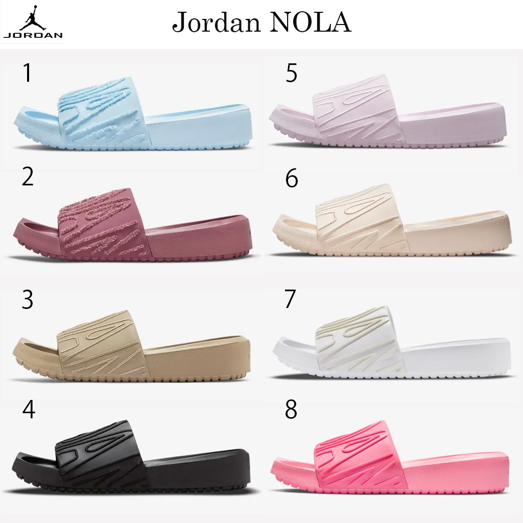 最新☆お勧めジョーダンノラサンダル!☆Jordan NOLA☆選べる8色 最新☆お勧めジョーダンノラサンダル!☆Jordan NOLA☆選べる8色