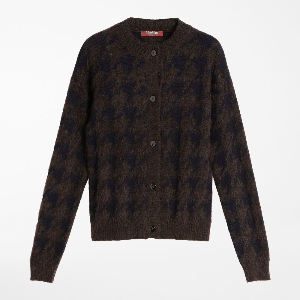 21AW【MAX MARA】ヴァージンウール モヘヤ ニット カーディガン (Max ...
