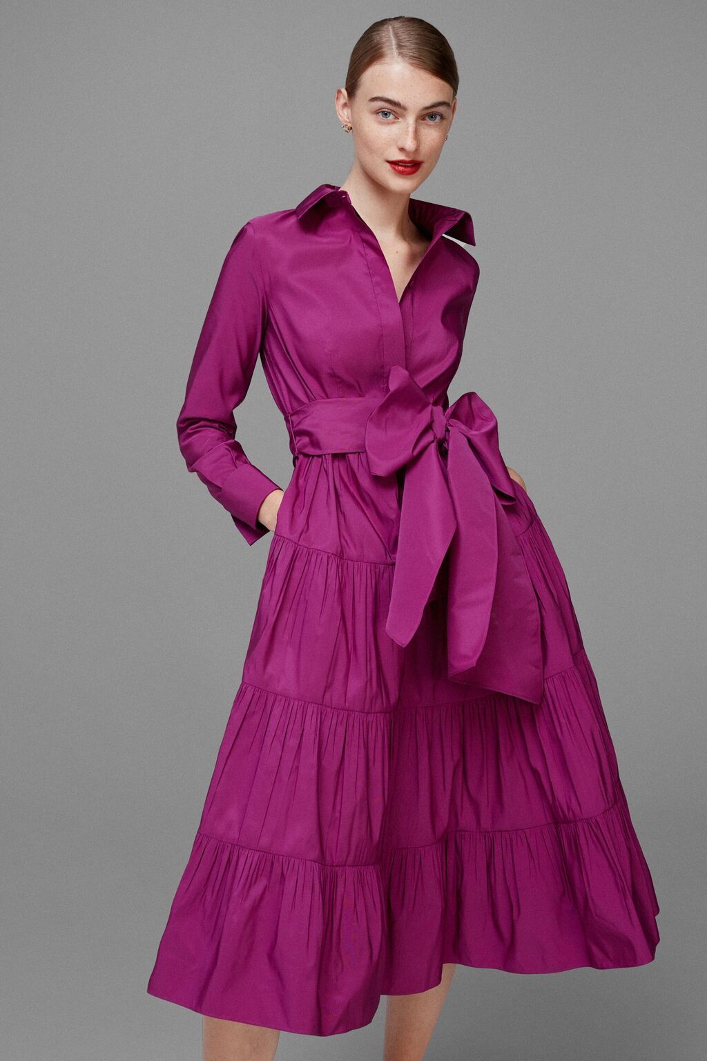 CH CAROLINA HERRERA】☆日本未入荷☆タフタシャツドレス (CH Carolina ...