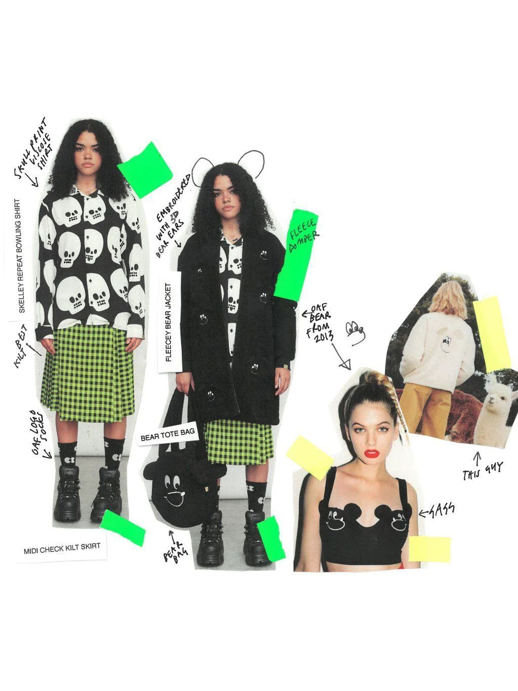 ☆LAZY OAF☆ブラック ベアー フリース ジャケットコート (LAZY OAF ☆LAZY OAF☆ブラック ベアー フリース ジャケットコート (LAZY OAF