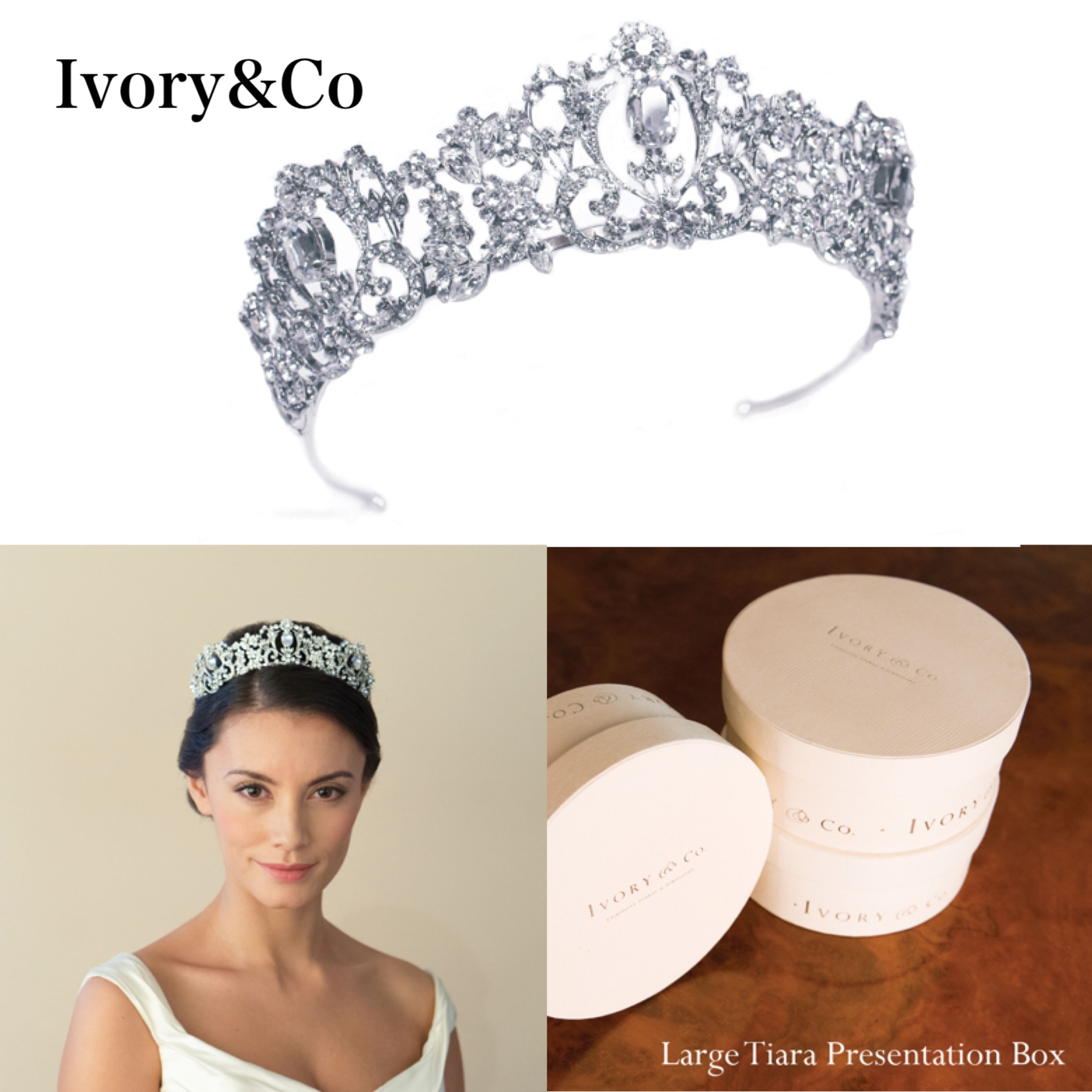 UK発 Ivory & Co ティアラ Millicent/送料込 (IVORY&CO/ウェディング