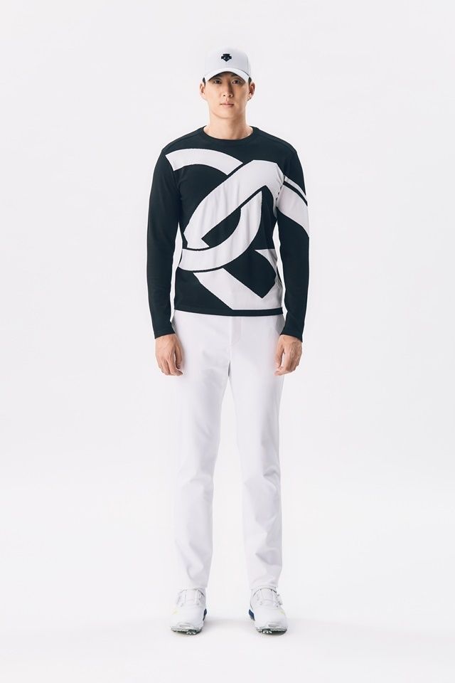 □DESCENTE□新作□パターンアートワークニットプルオーバー (DESCENTE □DESCENTE□新作□パターンアートワークニットプルオーバー (DESCENTE
