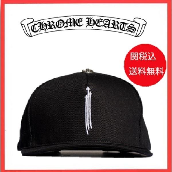 関税込 Chrome Hearts RS3 Baseball Hat Black キャップ (CHROME