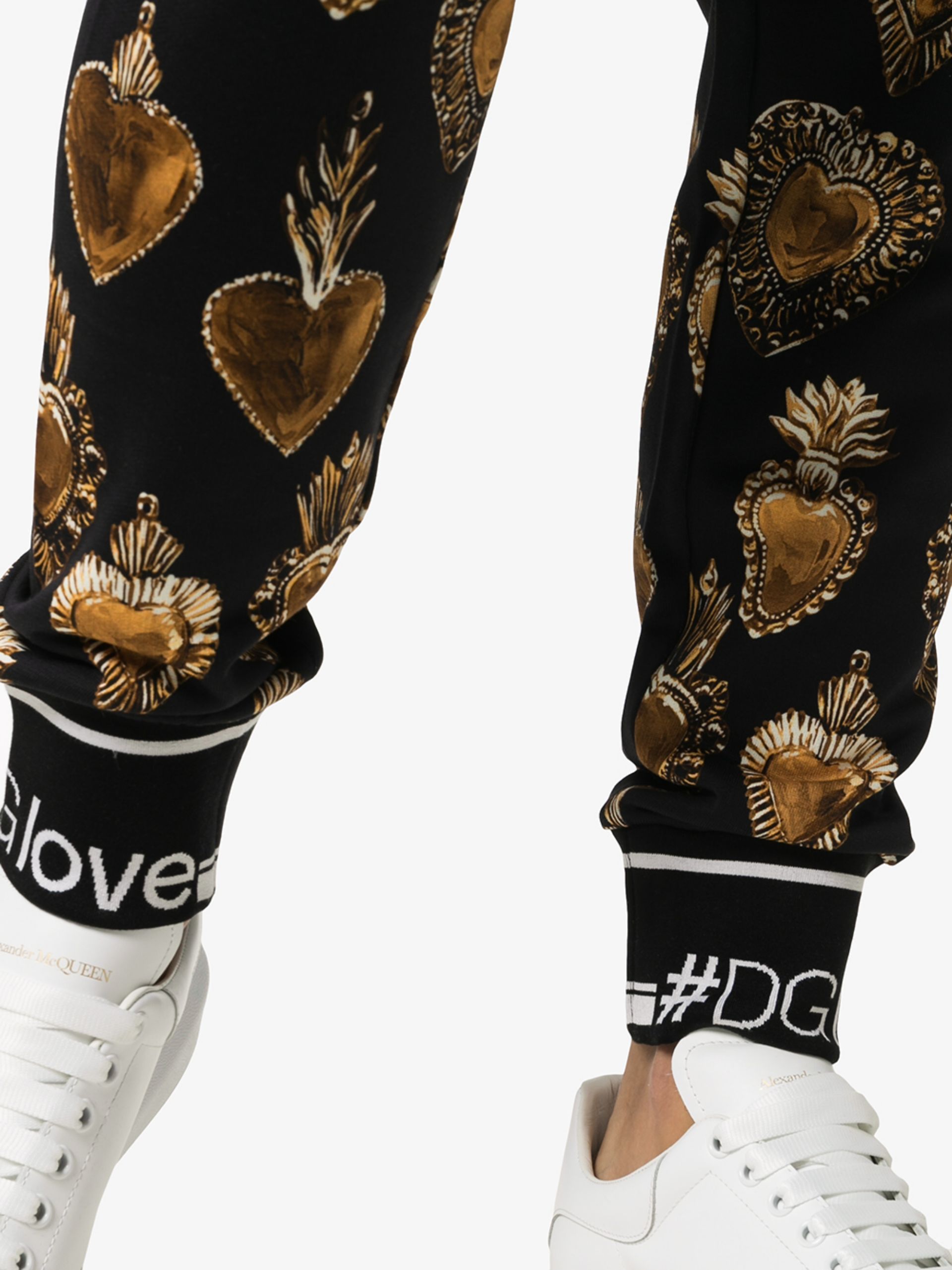 DOLCE&GABBANA セイクリッドハート プリント ジョガーパンツ (Dolce DOLCE&GABBANA セイクリッドハート プリント ジョガーパンツ (Dolce