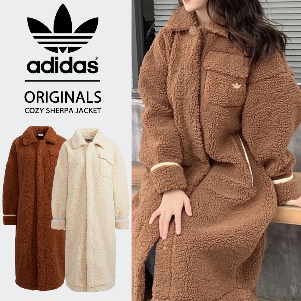 ADIDAS ORIGINALS】◇ロング フリース ジャケット◇送料無料◇ (adidas