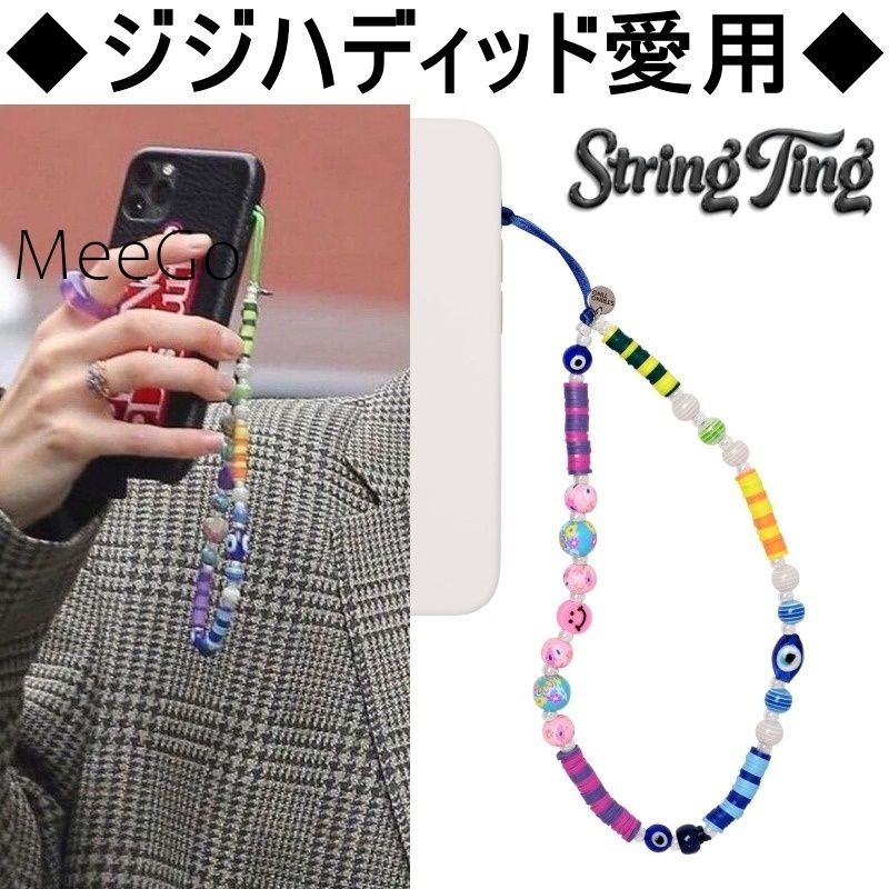 新品未開封】string ting プリンセス ピンク リボン ストラップ