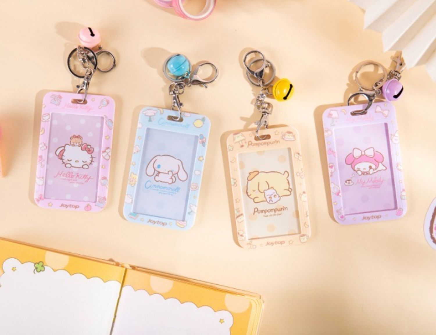 Sanrio フォトカードホルダーキーリング 全4種 Sanrio キャラクターグッズ Buyma