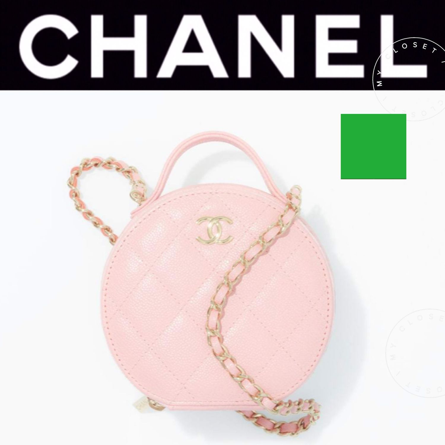Chanel バッグ チェーン Cc ロゴ 限定 マト バニティ ピンク 丸 Chanel ショルダーバッグ ポシェット Buyma