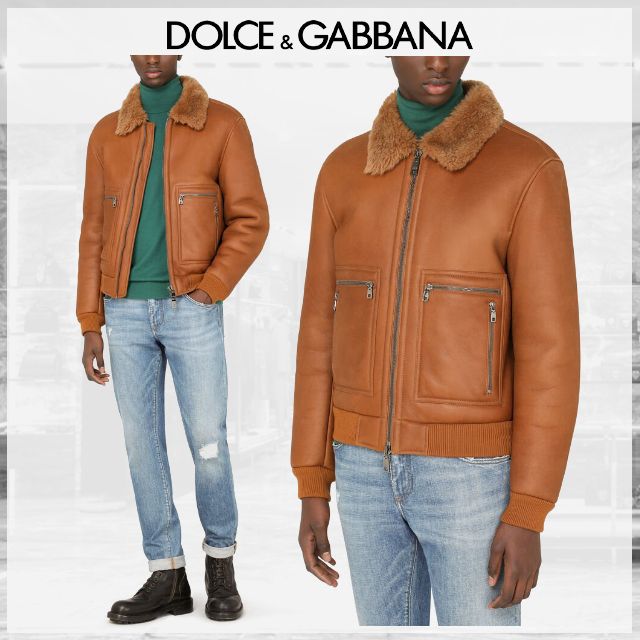 Dolce&Gabbana◇ブルゾン ムートン (Dolce & Gabbana/レザージャケット
