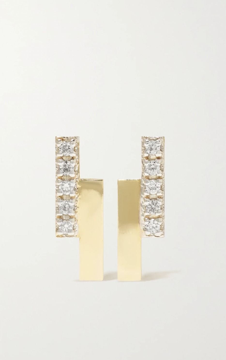 MATEO*Mini Diamond Bar bypass studs ピアス 送料関税込 (MATEO MATEO*Mini Diamond Bar bypass studs ピアス 送料関税込 (MATEO