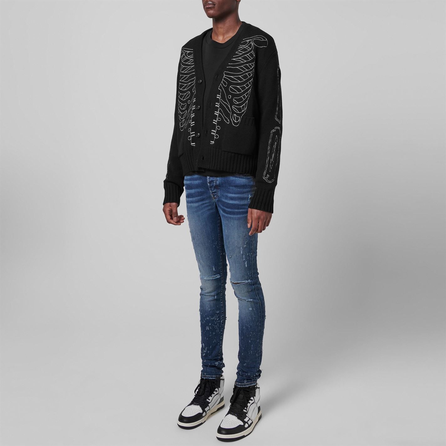 ☆AMIRI☆ ボーンスケルトンカーディガン【送料込】 (AMIRI ☆AMIRI☆ ボーンスケルトンカーディガン【送料込】 (AMIRI