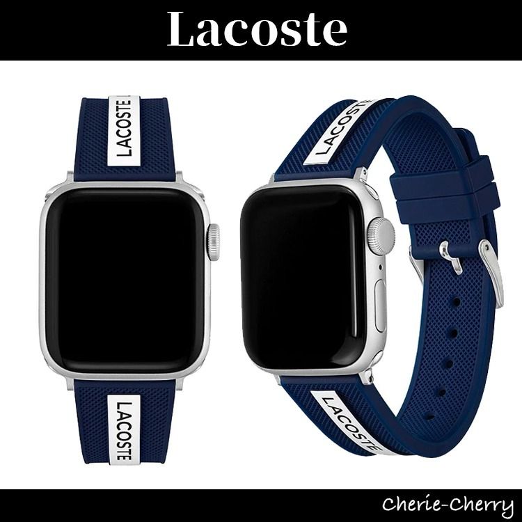 LACOSTE】アップルウォッチ 替えバンド 38mm/40mm (LACOSTE/腕時計用 LACOSTE】アップルウォッチ 替えバンド 38mm/40mm (LACOSTE/腕時計用